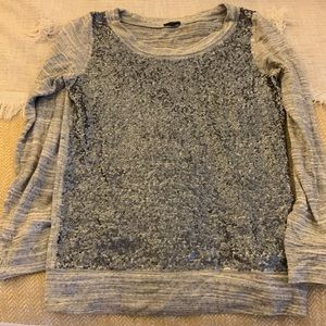 J. Crew Collection Top with Sequins